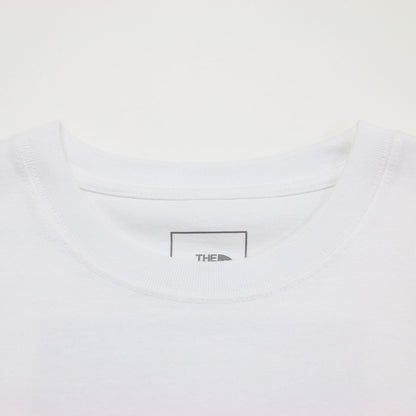 21秋冬 ロングスリーブ バック スクエア ロゴ Tシャツ / カットソー クルーネック 長袖 コットン