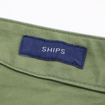 ベーシック ベイカー パンツ / ワークパンツ テーパード ハイウエスト ストレッチ コットン