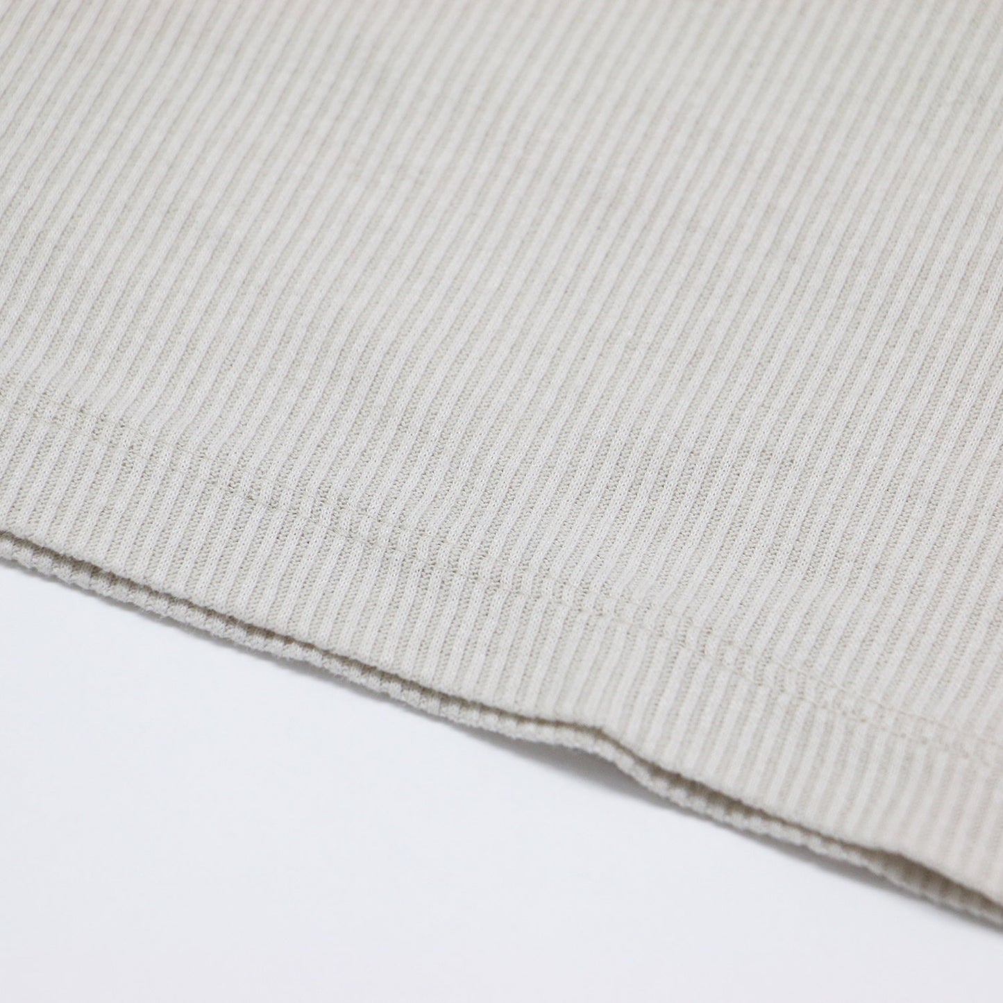 24春夏 テレコ ショートスリーブ プルオーバー / Short Sleeve カットソー クルーネック 半袖 リブ コットン