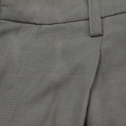 24春夏 ウォッシャブル リネン ハイウエスト パンツ / washable linen ワイド センタープレス タック