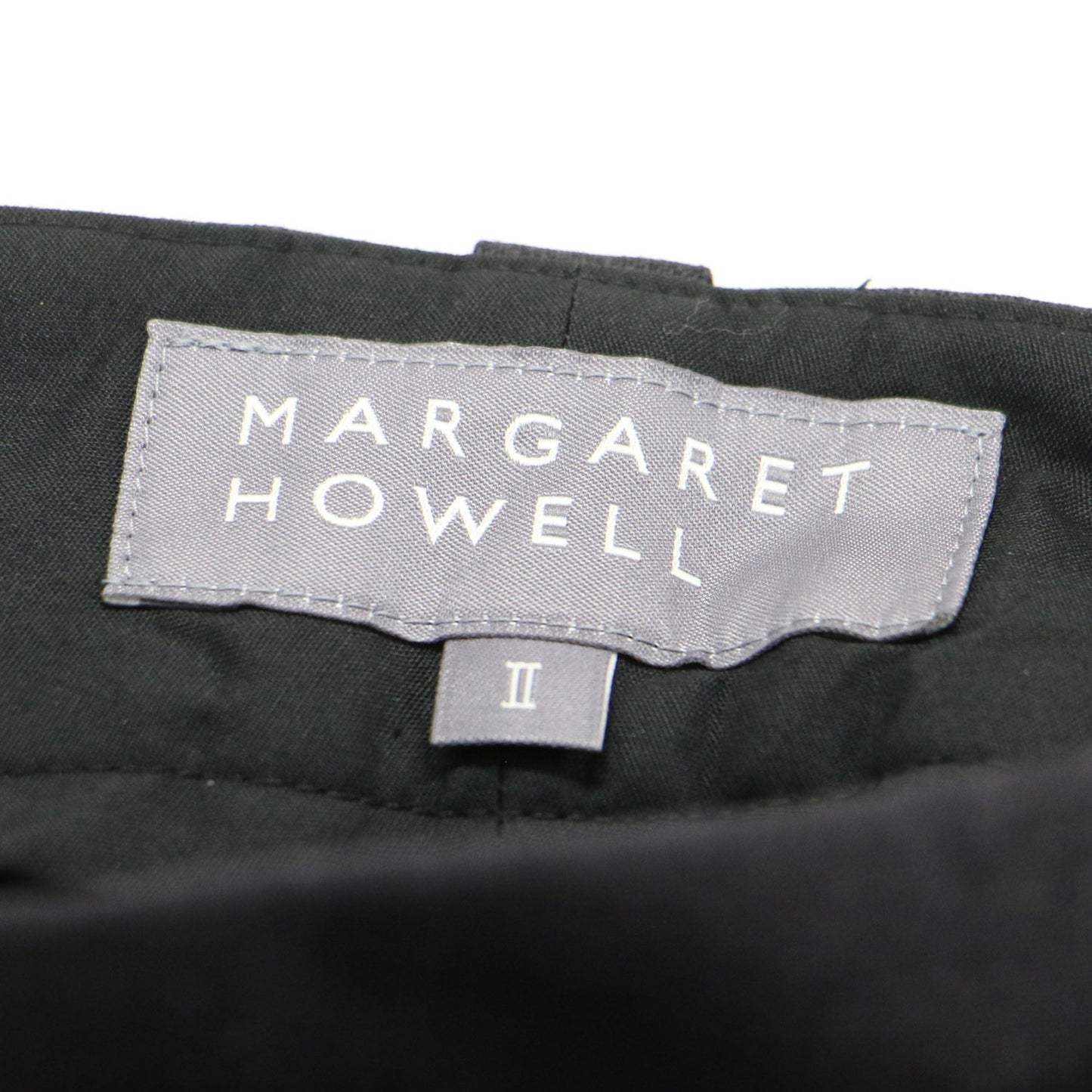 24春夏 サマー ウール ワイド パンツ / SUMMER WOOL POPLIN トラウザーズ ストレート ハイウエスト