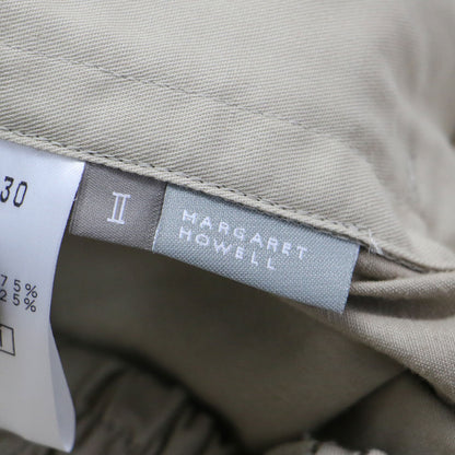 ライト コットン リネン ツイル スカート / LIGHT COTTON LINEN TWILL SKIRT ミディ丈 Aライン ウエストゴム タック