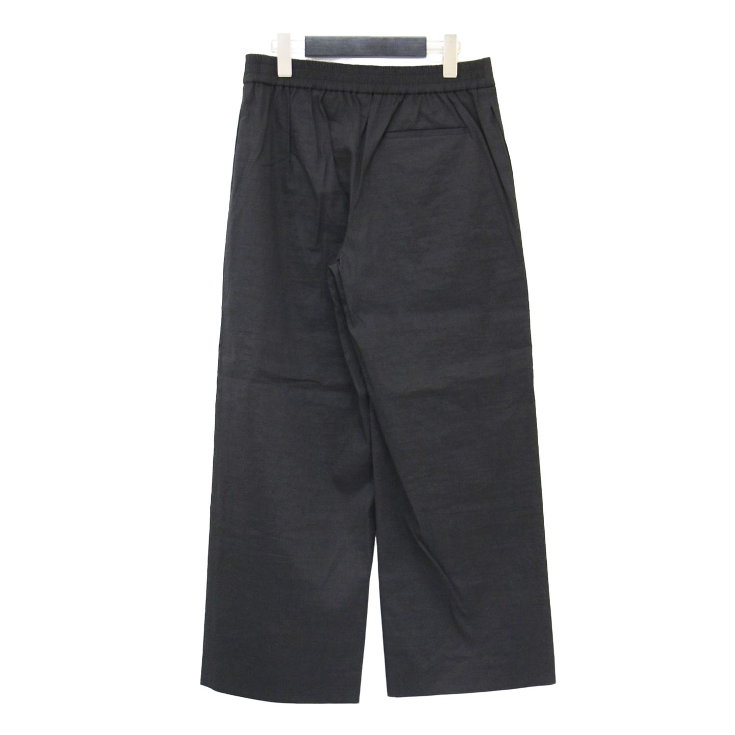 ストレッチ リネン ワイド クロップド パンツ / ECO CRUNCH WASH EASY CROP PANT イージーパンツ ストレート