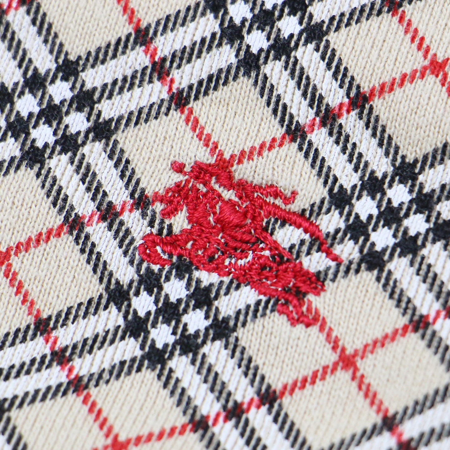 ノバチェック スウェット シャツ / プルオーバー ショート丈 クルーネック 長袖 コットン