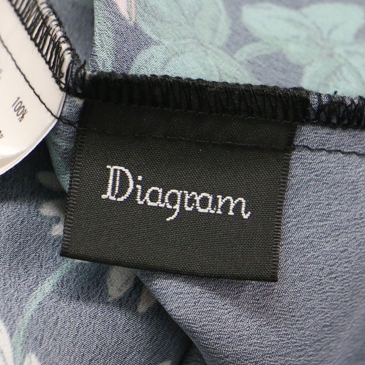 22秋冬 スタンドカラー ティアード ワンピース / ロング Vネック 長袖 フレア 花柄