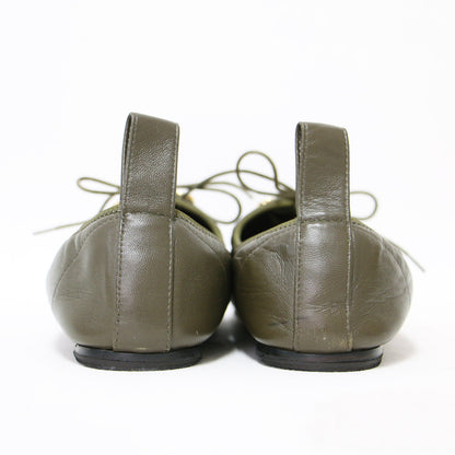 アナグラム ソフト ダービー フラット シューズ / スクエアトゥ レースアップ レザー