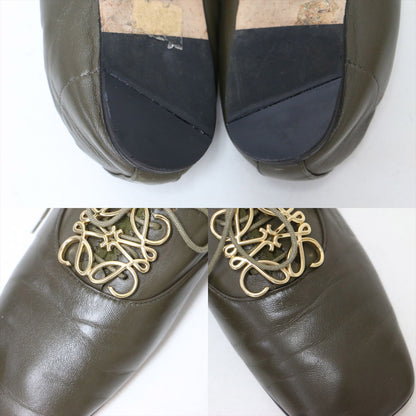 アナグラム ソフト ダービー フラット シューズ / スクエアトゥ レースアップ レザー