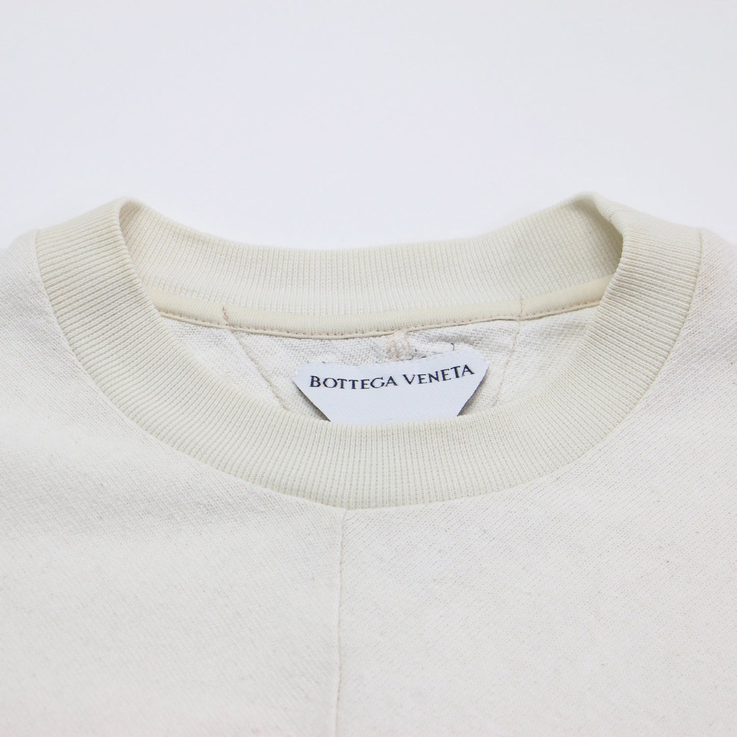 コットン アシンメトリー 半袖 Tシャツ / カットソー クルーネック ショートスリーブ ドレープ