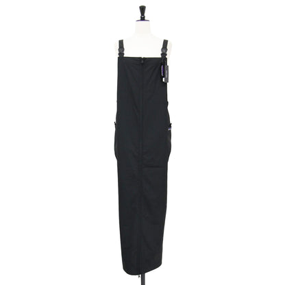 23春夏 ウェーブ フロント ジップ ワンピース / WAVE FRONT ZIP ONEPIECE ジャンパースカート ロング ストレッチ ナイロン