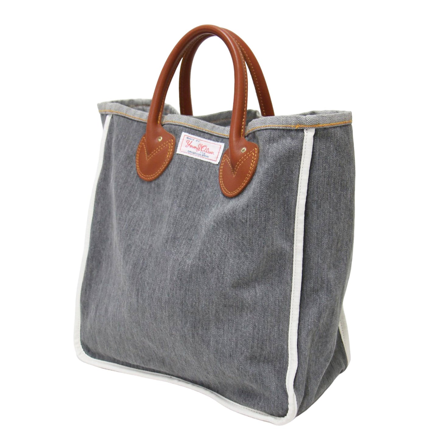 × FREAKS STORE 別注 22春夏 デニム トート バッグ / DENIM TOTE レザーハンドル コットン