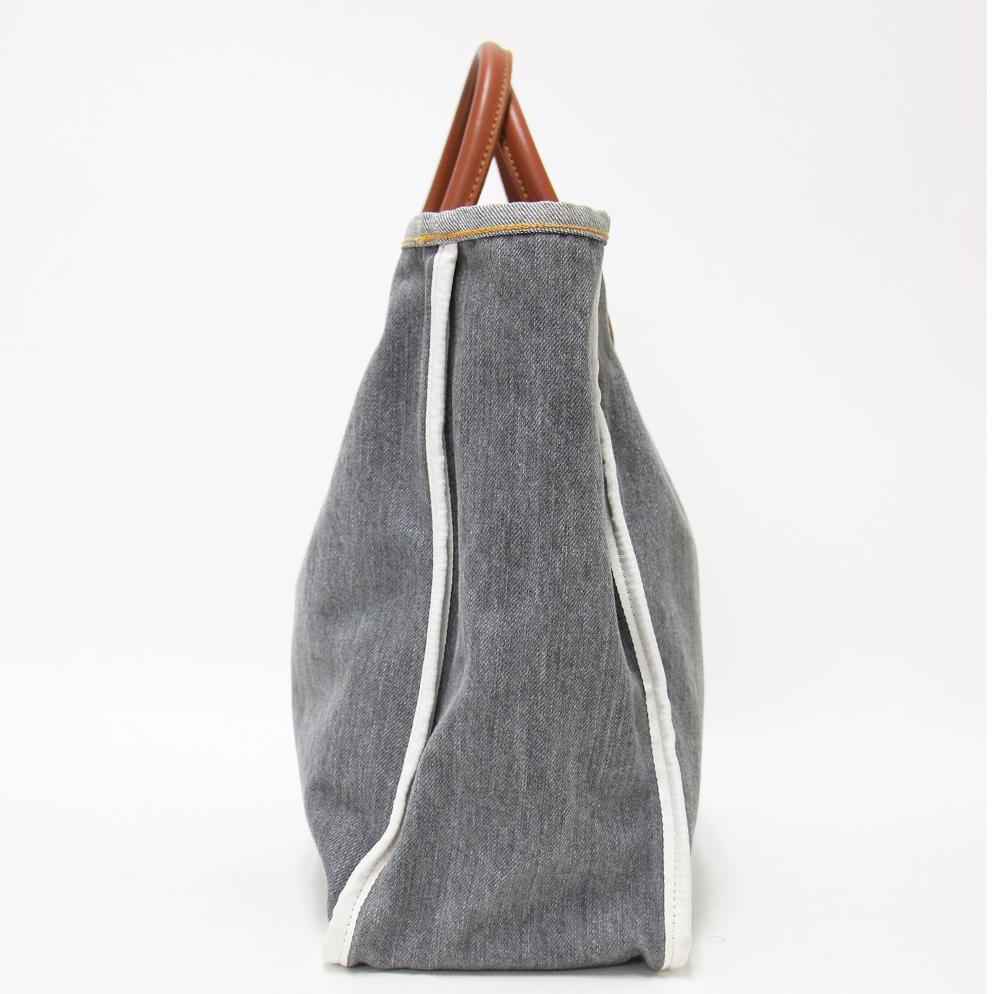 × FREAKS STORE 別注 22春夏 デニム トート バッグ / DENIM TOTE レザーハンドル コットン