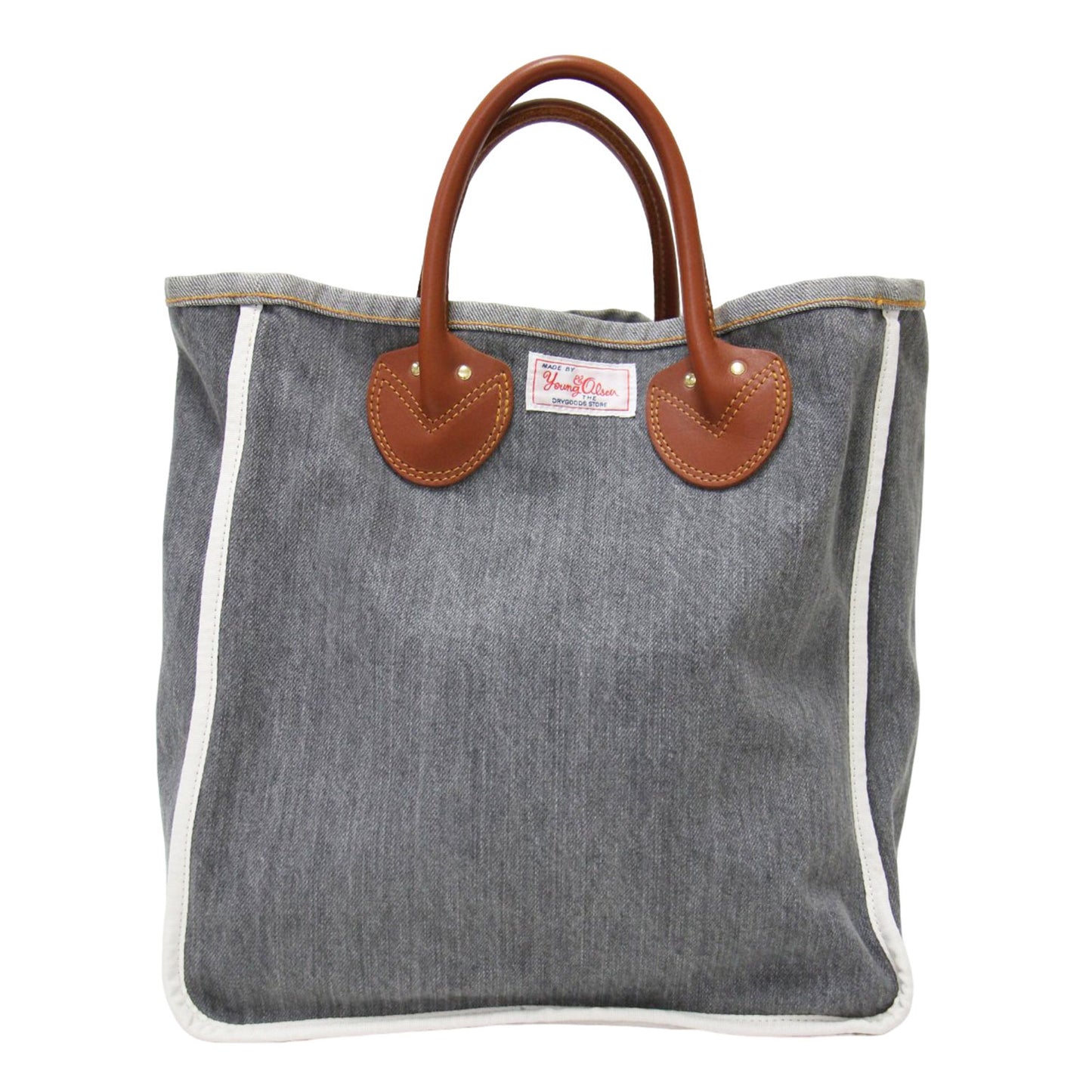 × FREAKS STORE 別注 22春夏 デニム トート バッグ / DENIM TOTE レザーハンドル コットン