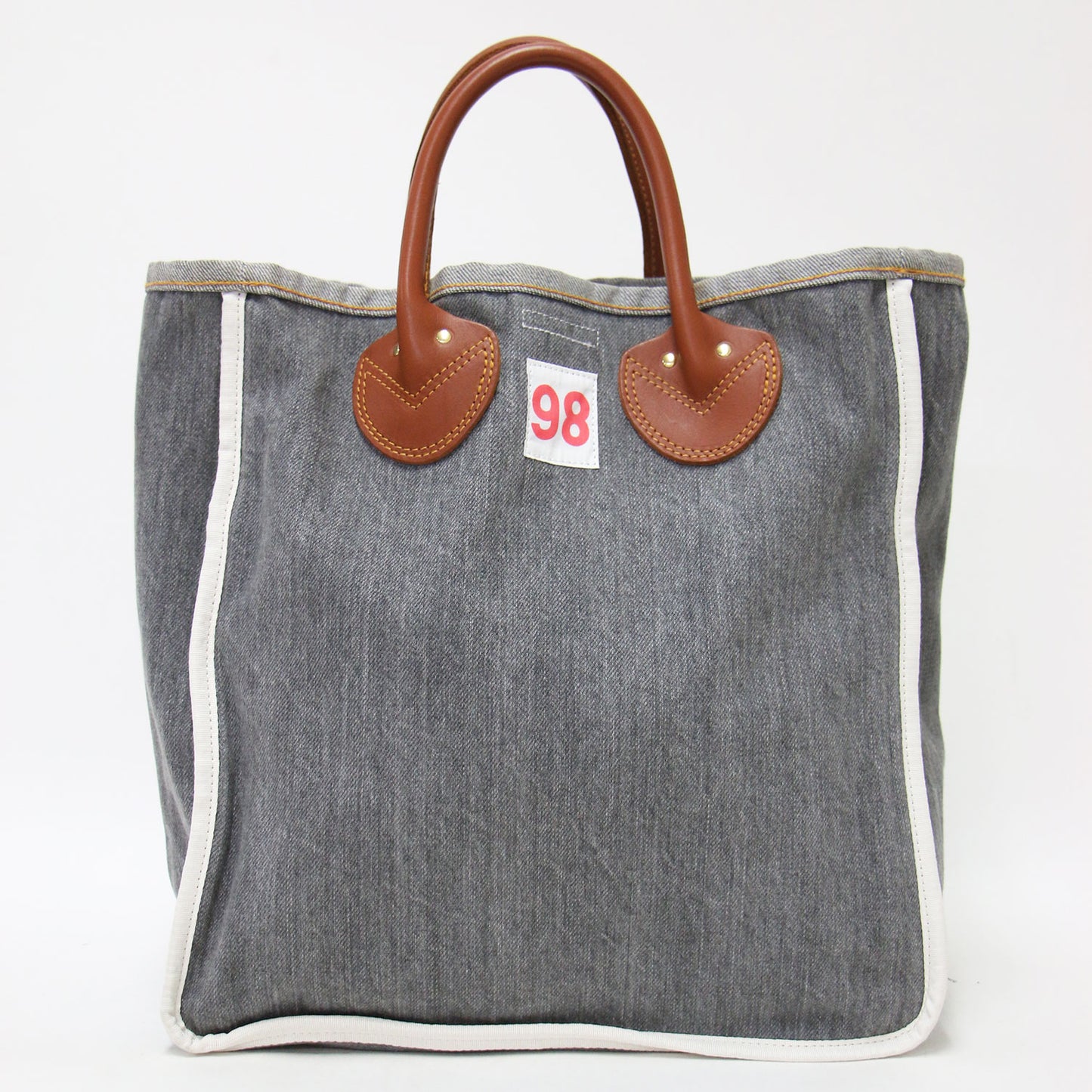 × FREAKS STORE 別注 22春夏 デニム トート バッグ / DENIM TOTE レザーハンドル コットン