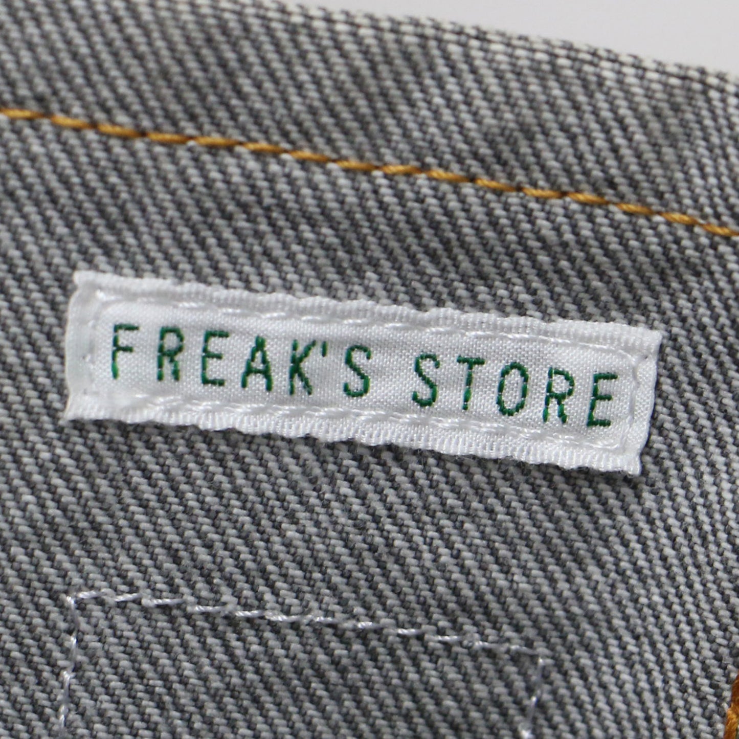 × FREAKS STORE 別注 22春夏 デニム トート バッグ / DENIM TOTE レザーハンドル コットン