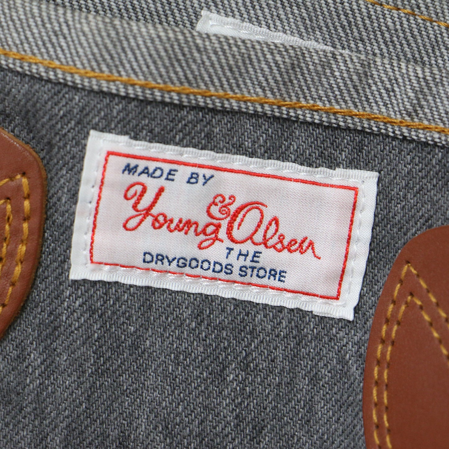 × FREAKS STORE 別注 22春夏 デニム トート バッグ / DENIM TOTE レザーハンドル コットン