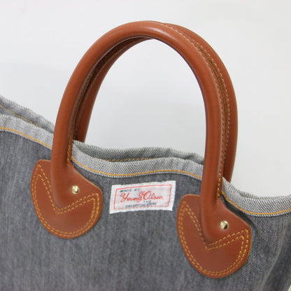 × FREAKS STORE 別注 22春夏 デニム トート バッグ / DENIM TOTE レザーハンドル コットン