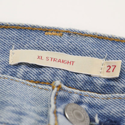 × SLOBE 別注 25春夏 別注 ワイド ストレート デニムパンツ / XL staight バギー ミッドライズ コットン