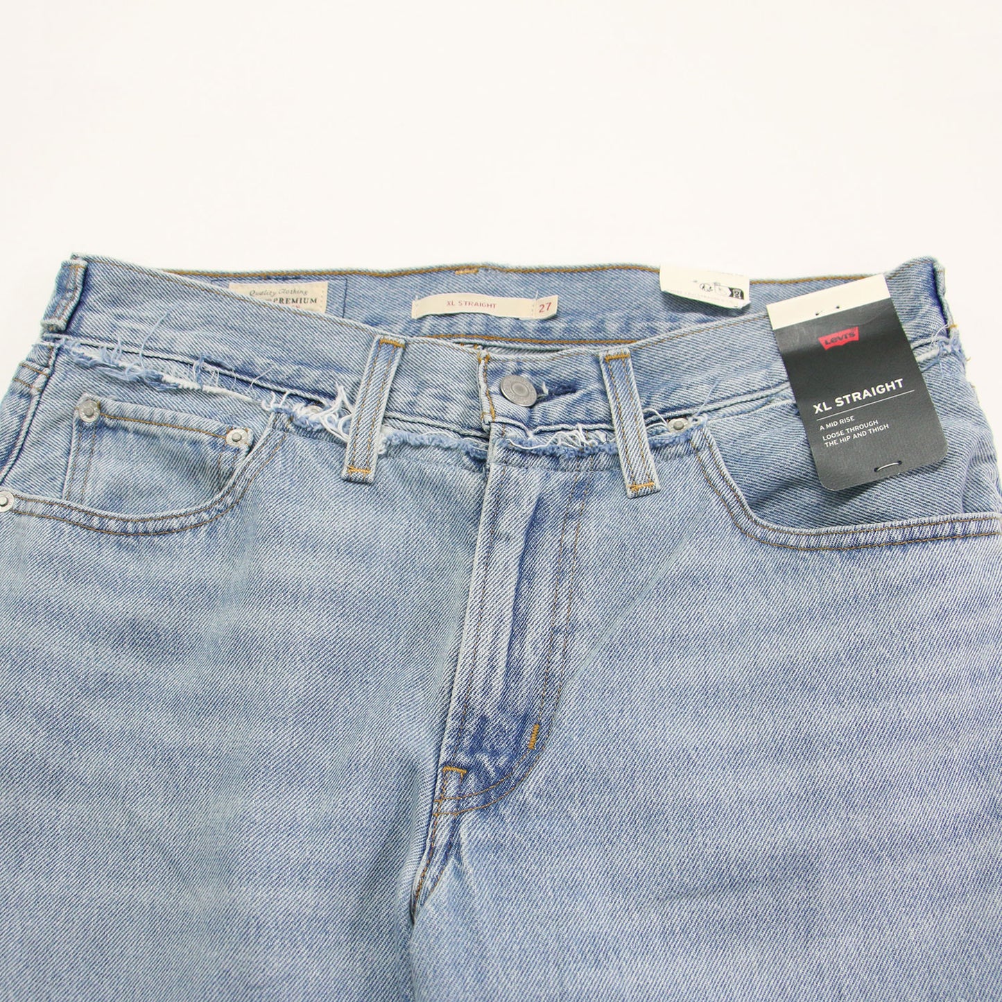 × SLOBE 別注 25春夏 別注 ワイド ストレート デニムパンツ / XL staight バギー ミッドライズ コットン