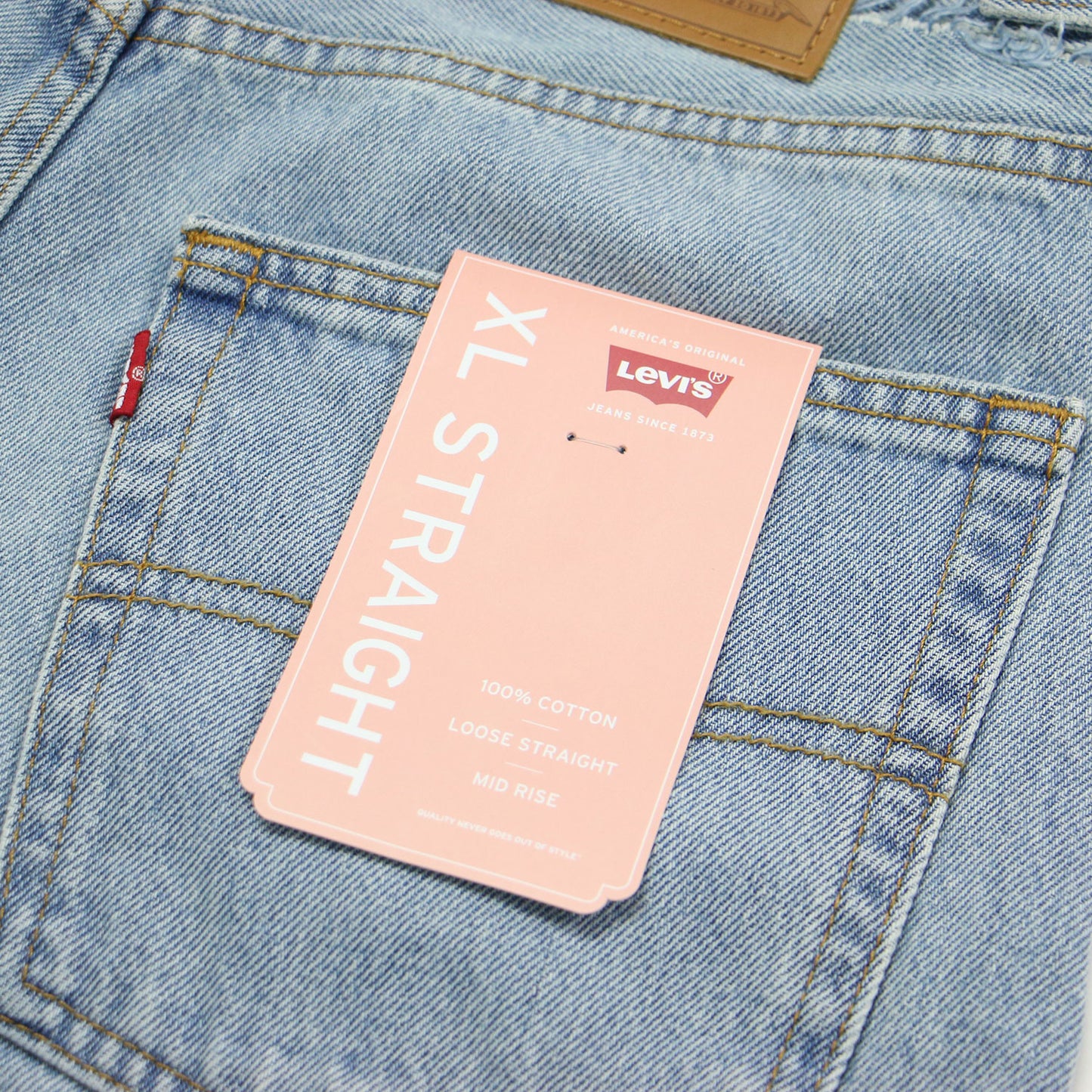 × SLOBE 別注 25春夏 別注 ワイド ストレート デニムパンツ / XL staight バギー ミッドライズ コットン