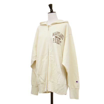 × FRAMeWORK 別注 25春夏 リバースウィーブ ジップ パーカー / REVERSEWEAVE ZIP フーディー スウェット 長袖 オーバーサイズ ロゴ プリント 裏毛 コットン