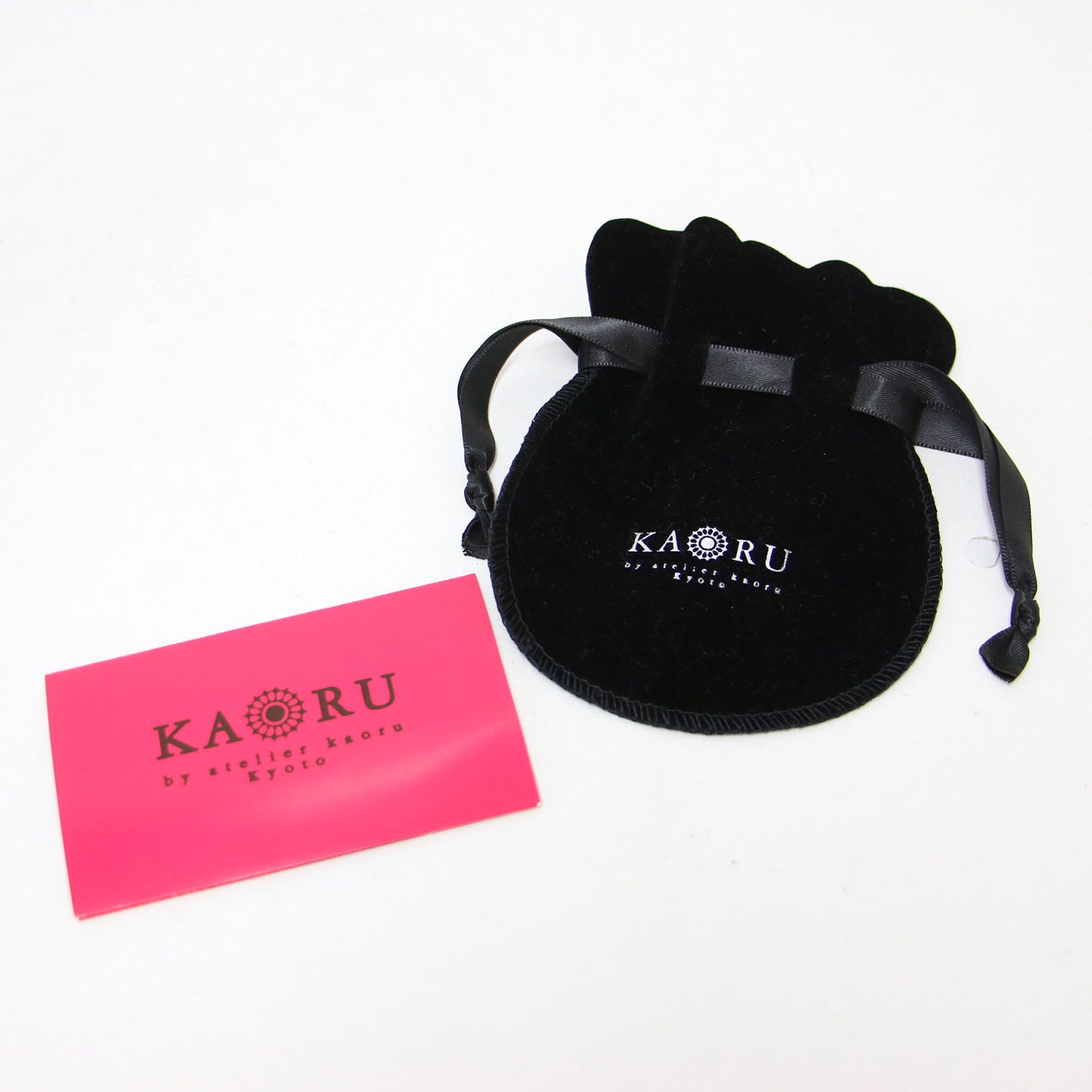 ミモザ ピアス L / イヤリング フープ型 フラワーモチーフ SV925 K18