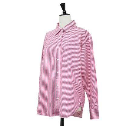 24秋冬 50コットン スタンダード シャツ / レギュラーカラー 長袖 ストライプ