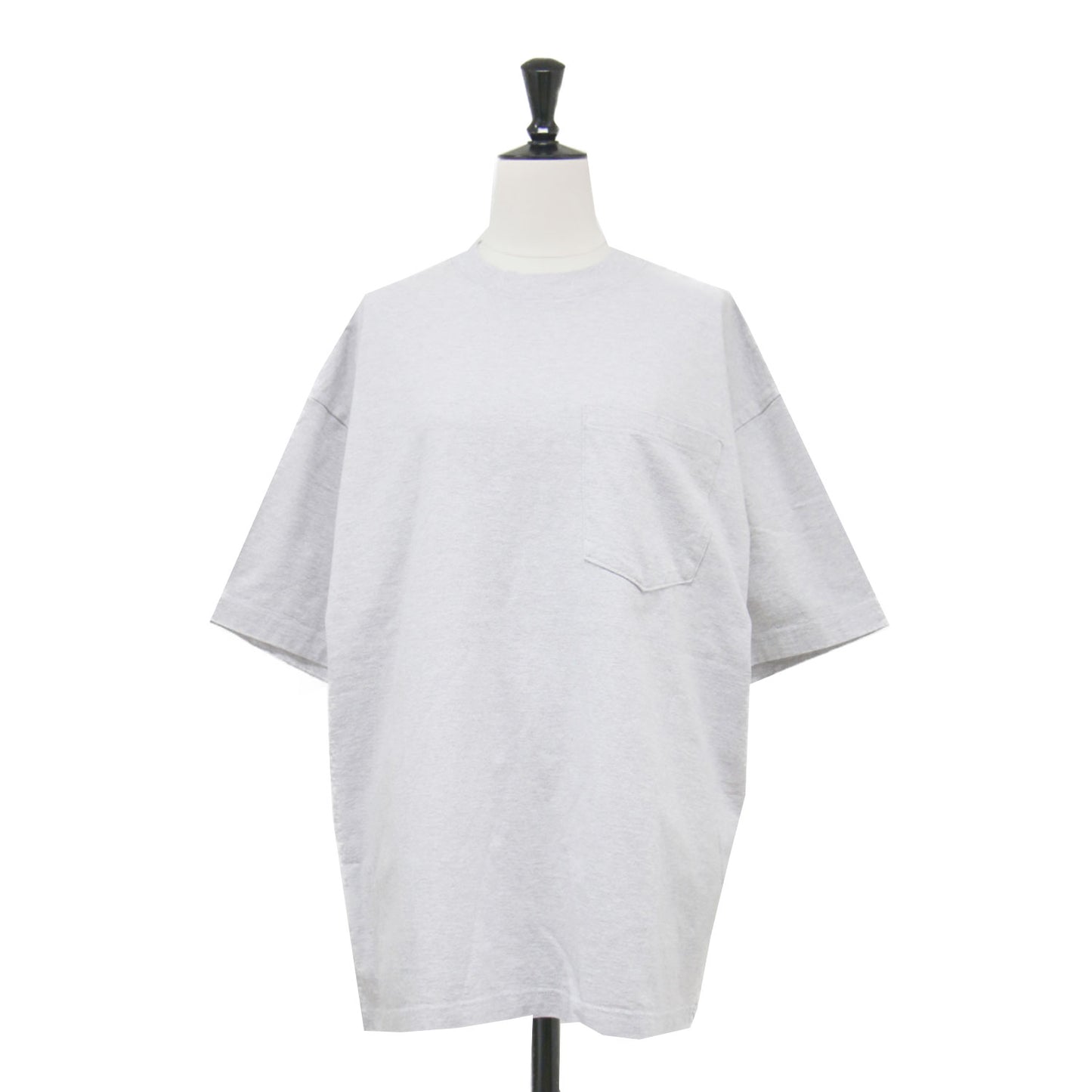 25春夏 コットン ポケット ビッグTシャツ / カットソー 半袖 クルーネック ワイド