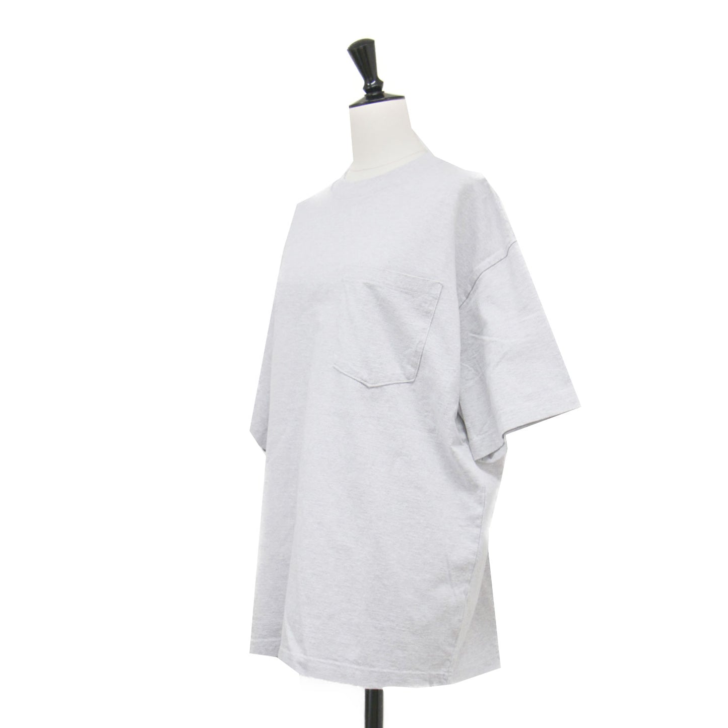 25春夏 コットン ポケット ビッグTシャツ / カットソー 半袖 クルーネック ワイド