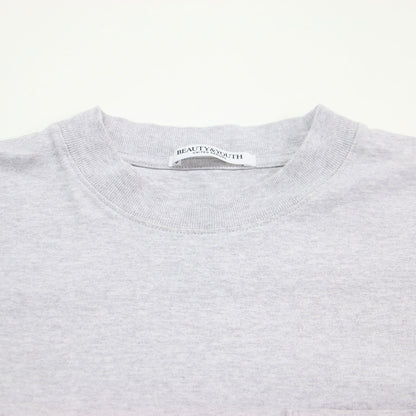 25春夏 コットン ポケット ビッグTシャツ / カットソー 半袖 クルーネック ワイド