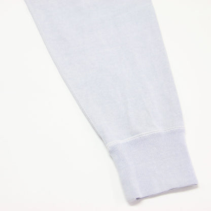 コットン ピングメントダイ スキッパー プルオーバー / OPEN END COTTON PIGMENT DYE SKIPPER PULL OVER ラガーシャツ Vネック 長袖