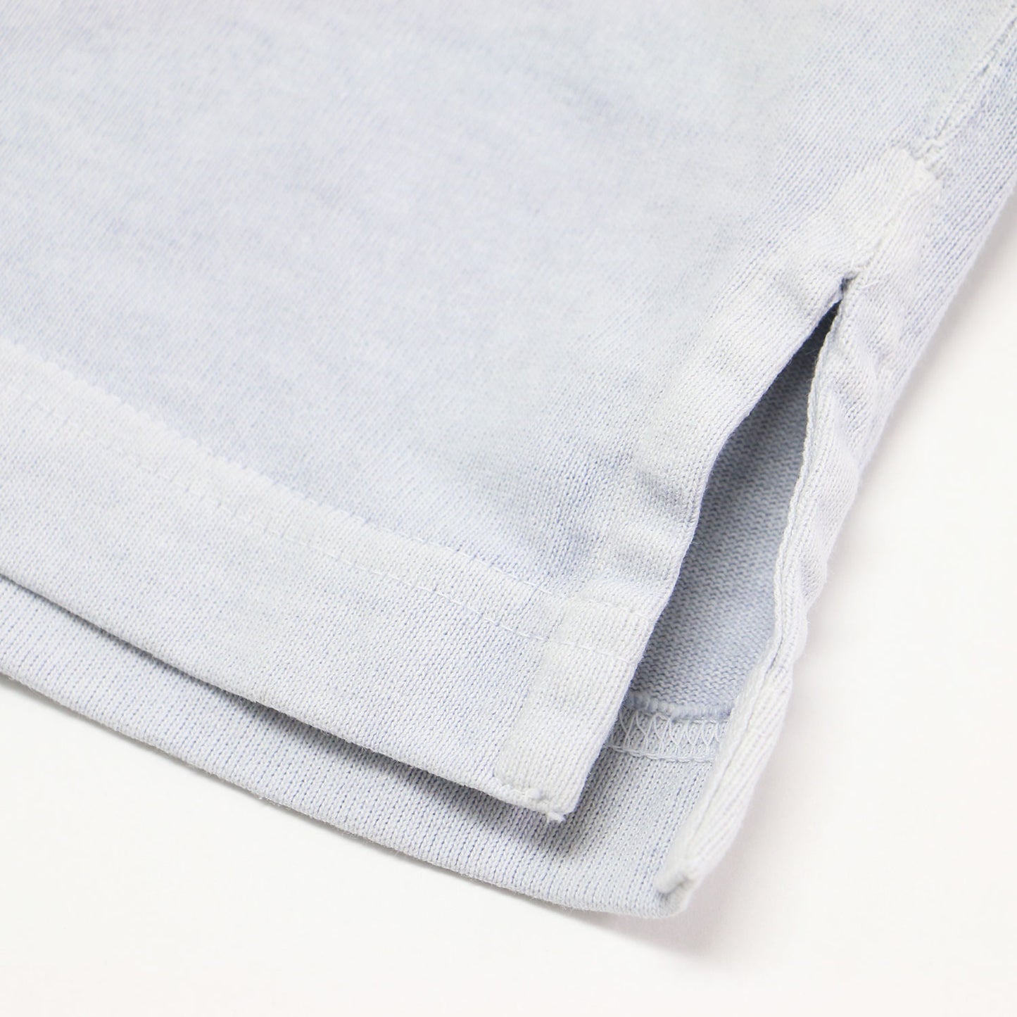 コットン ピングメントダイ スキッパー プルオーバー / OPEN END COTTON PIGMENT DYE SKIPPER PULL OVER ラガーシャツ Vネック 長袖