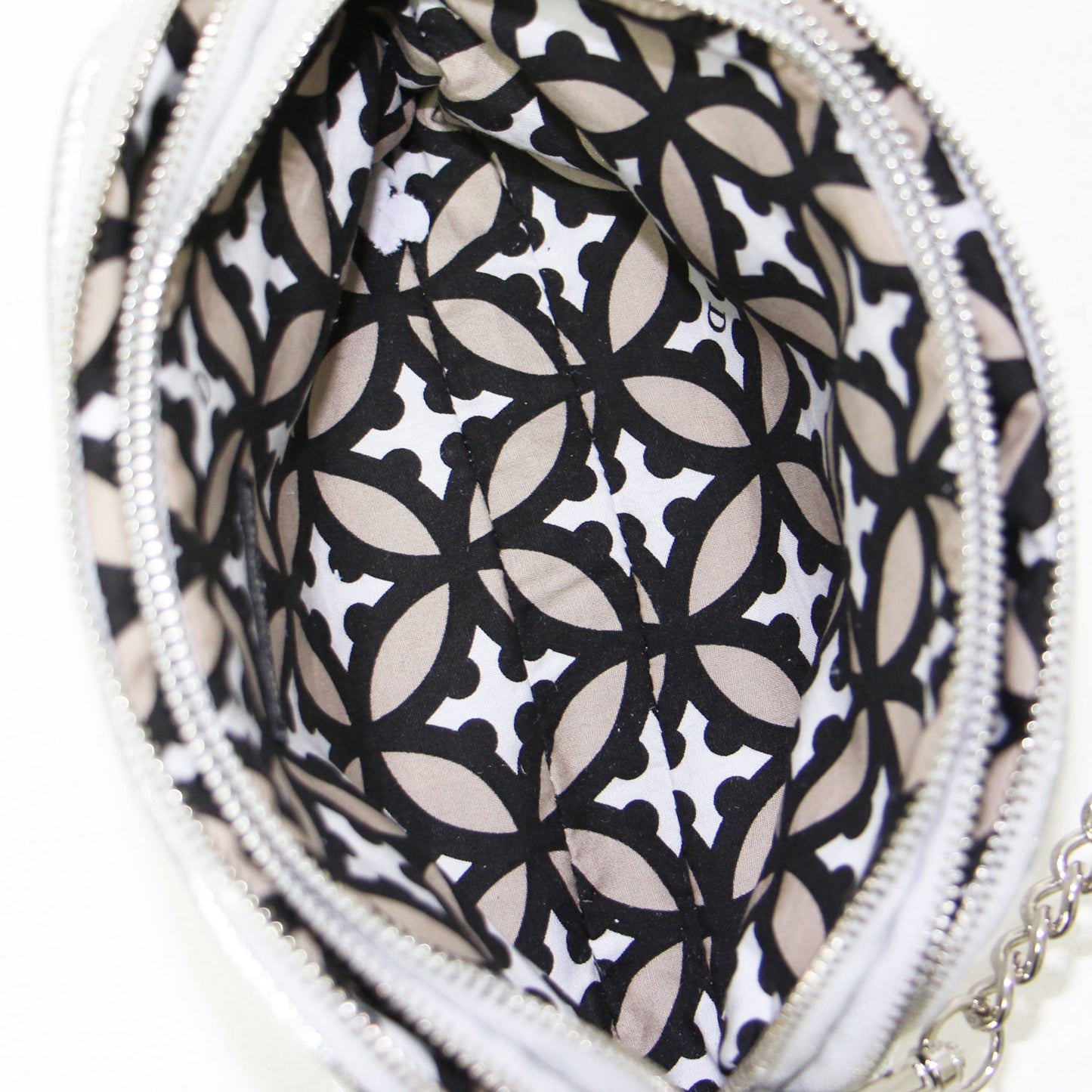 チェーン ストラップ マルチ ポケット ポーチ / ショルダーバッグ ポシェット レザー 牛革