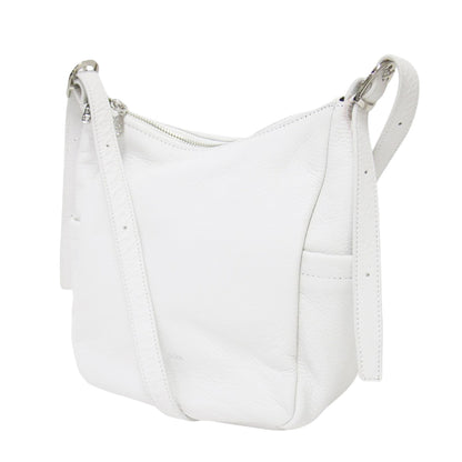 25春夏 シュリンクレザー ショルダーバッグ / ホーボーバッグ 肩掛け 斜め掛け カウレザー