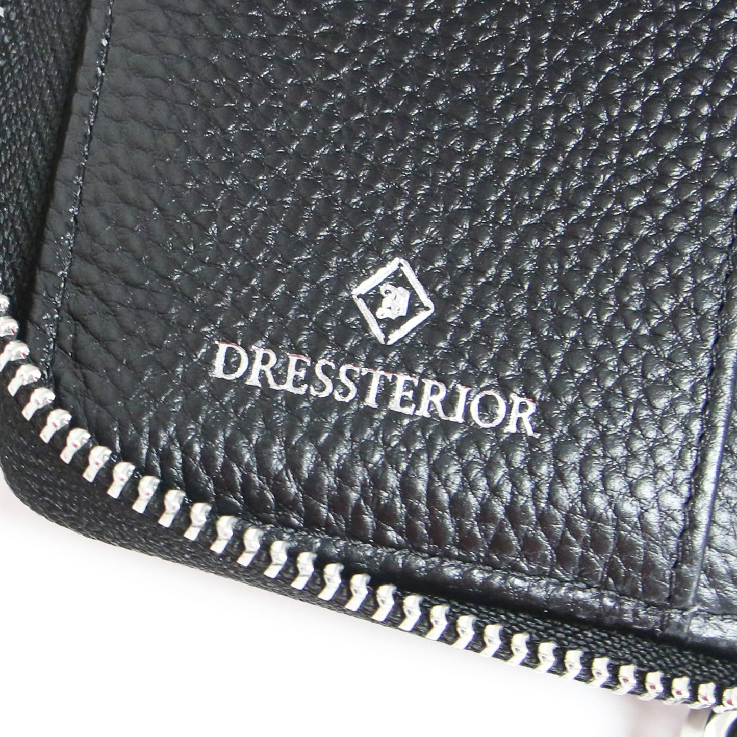 25春夏 ハンドストラップ ミニ ウォレット / 財布 二つ折り ラウンドファスナー レザー