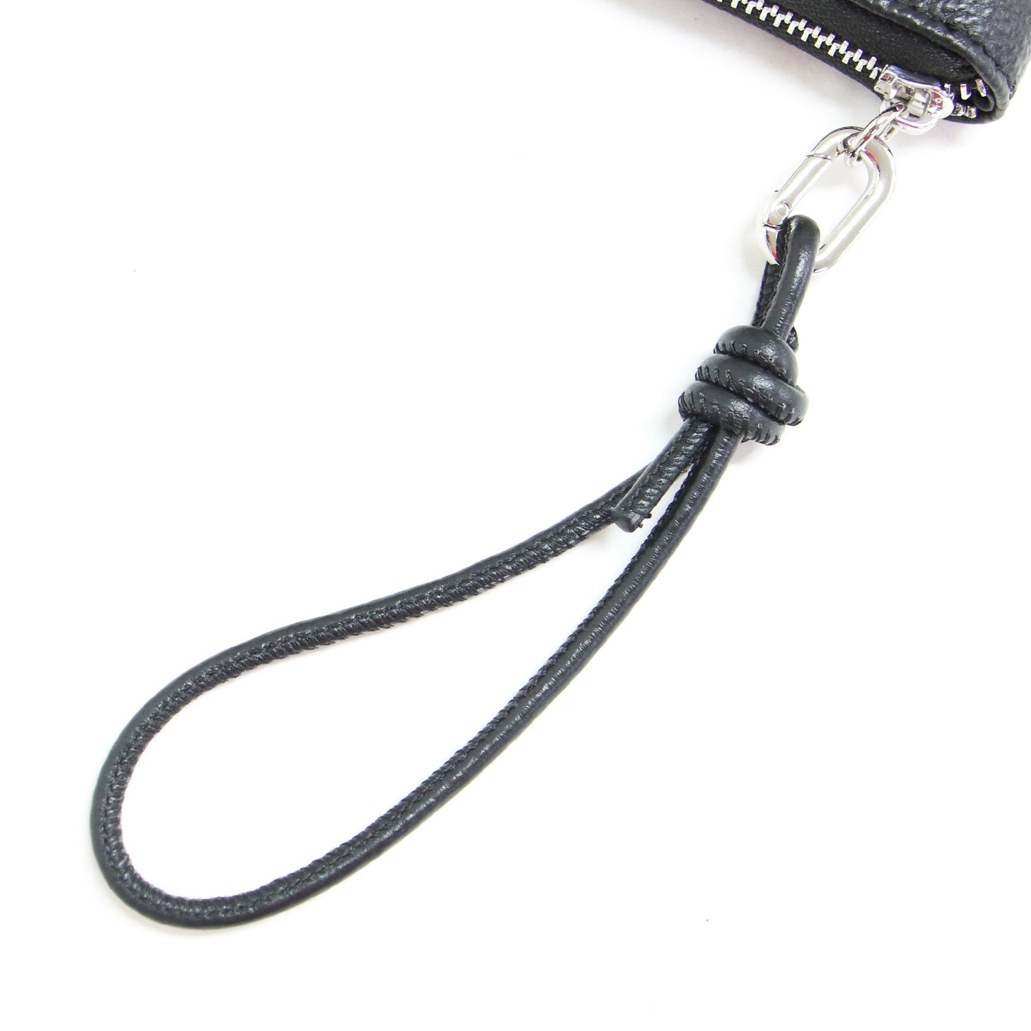 25春夏 ハンドストラップ ミニ ウォレット / 財布 二つ折り ラウンドファスナー レザー