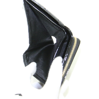 キルティング 二つ折り 財布 / Quilted candies wallet ドットボタン 合成皮革