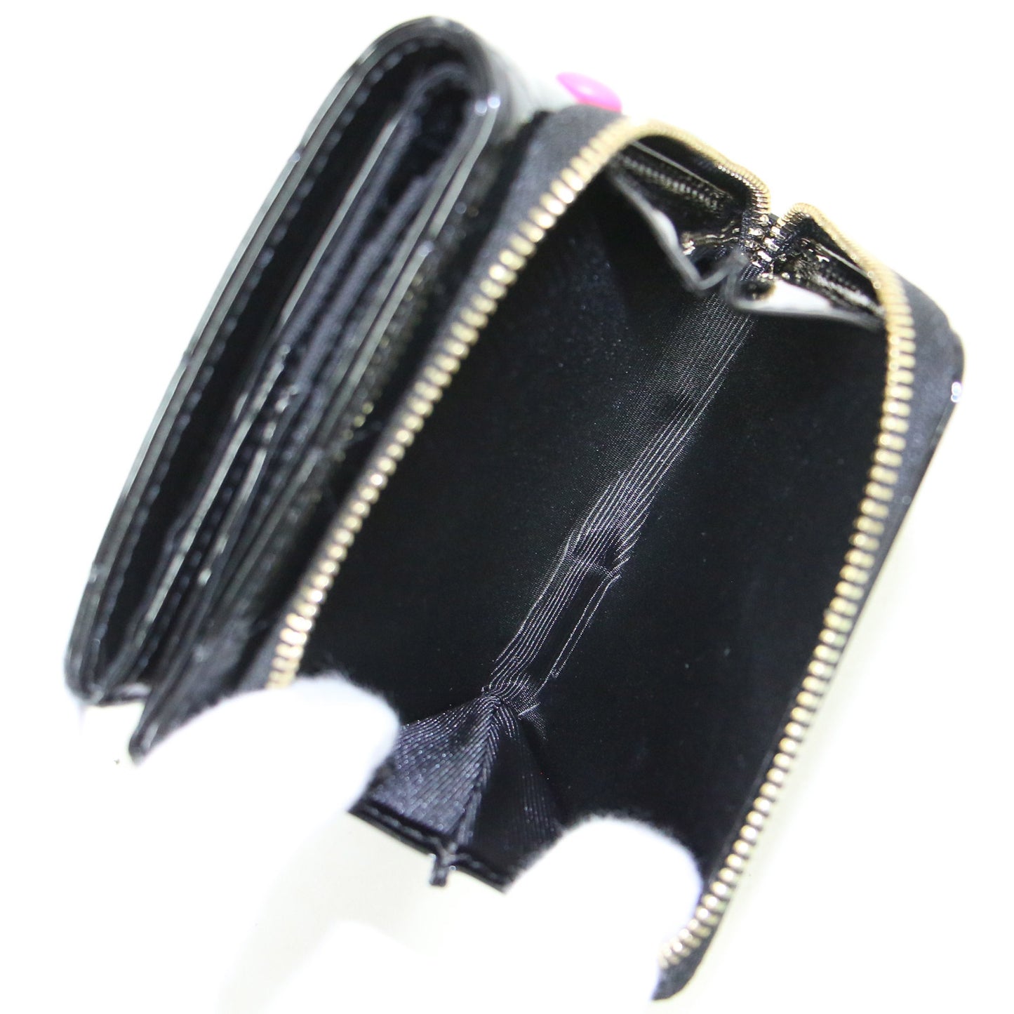 キルティング 二つ折り 財布 / Quilted candies wallet ドットボタン 合成皮革