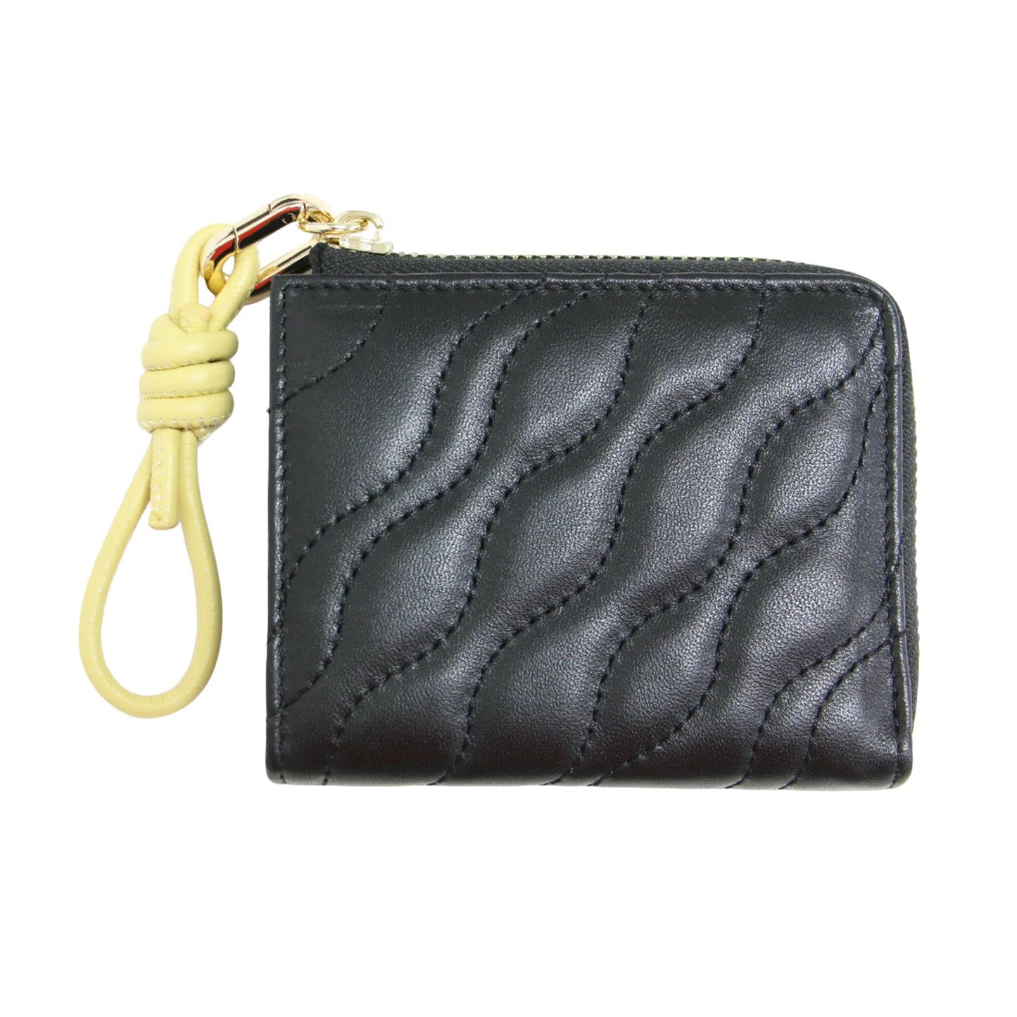 × Ray BEAMS 別注 25春夏 キルティング ウォレット / 財布 二つ折り L字 ファスナー レザー