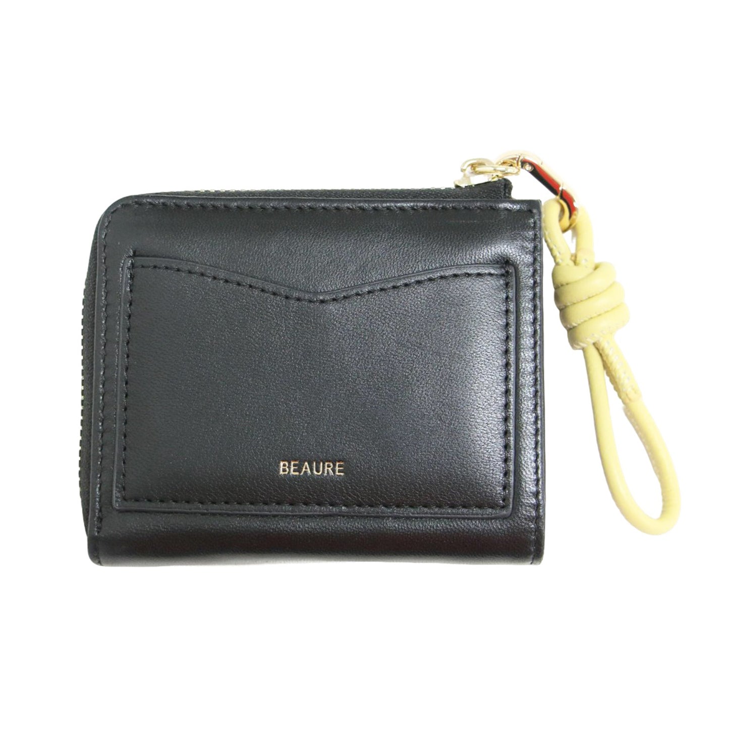 × Ray BEAMS 別注 25春夏 キルティング ウォレット / 財布 二つ折り L字 ファスナー レザー