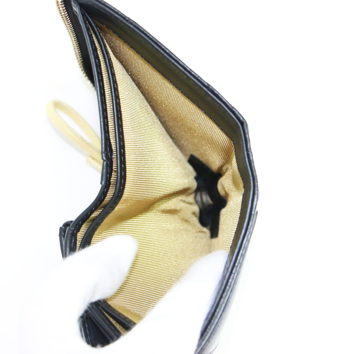 × Ray BEAMS 別注 25春夏 キルティング ウォレット / 財布 二つ折り L字 ファスナー レザー