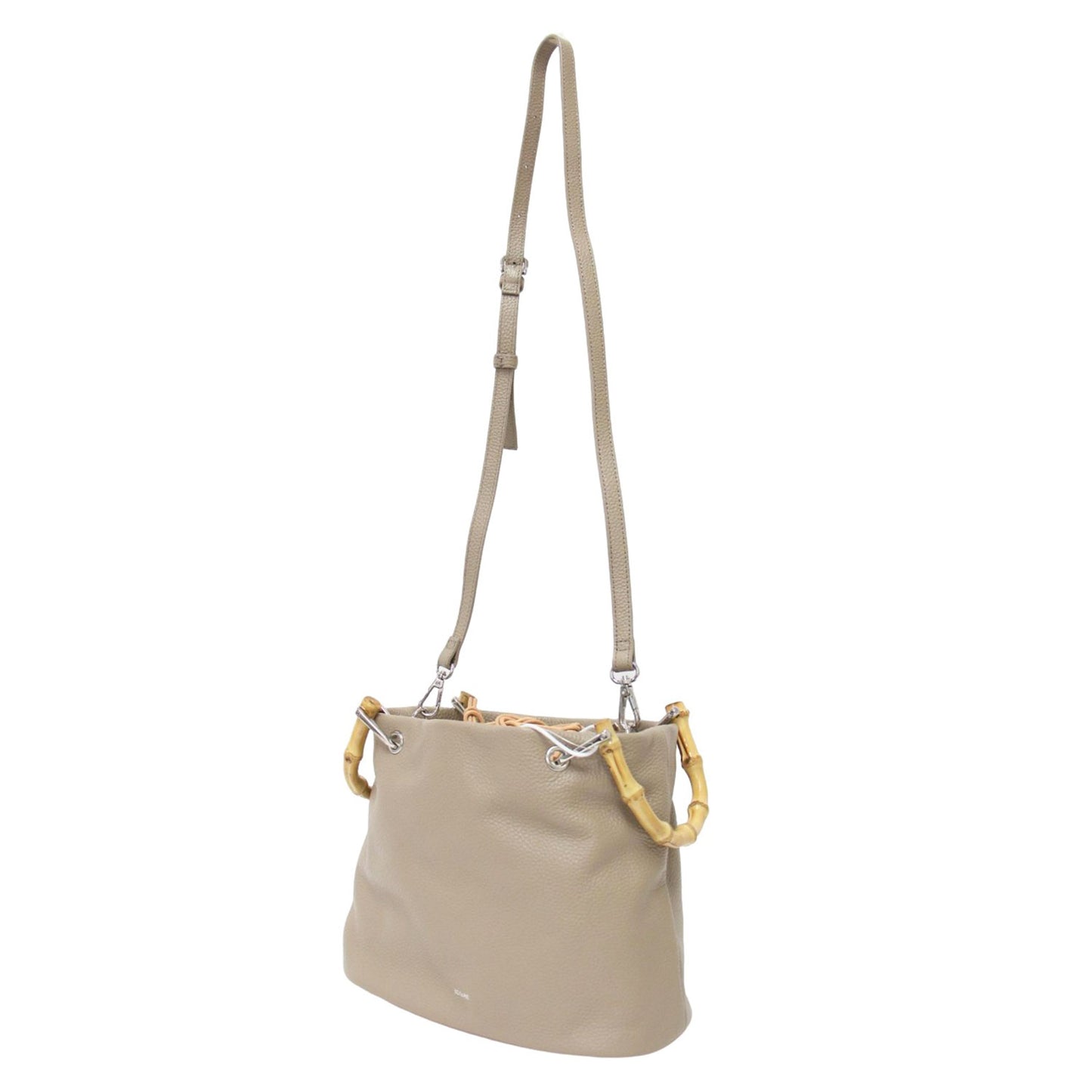 × FREAK'S STORE 別注 25春夏 バンブーハンドル バッグ / ハンドバッグ ショルダー 2WAY 斜め掛け 肩掛け レザー 牛革