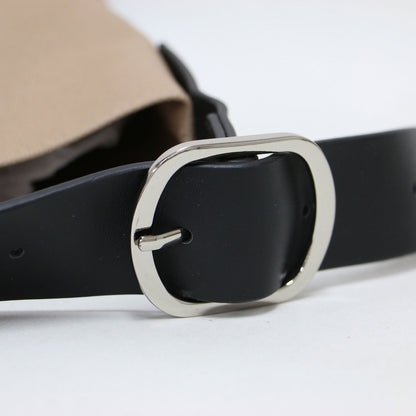 25春夏 帆布 ショルダーバッグ / ワンショルダー 斜め掛け 肩掛け バイカラー レザー