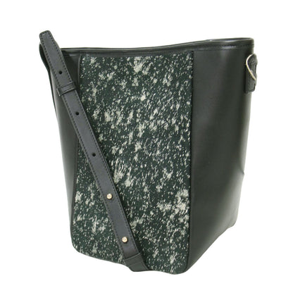 24秋冬 カウファー ショルダーバッグ / ポシェット 斜め掛け 肩掛け コンビ 本革