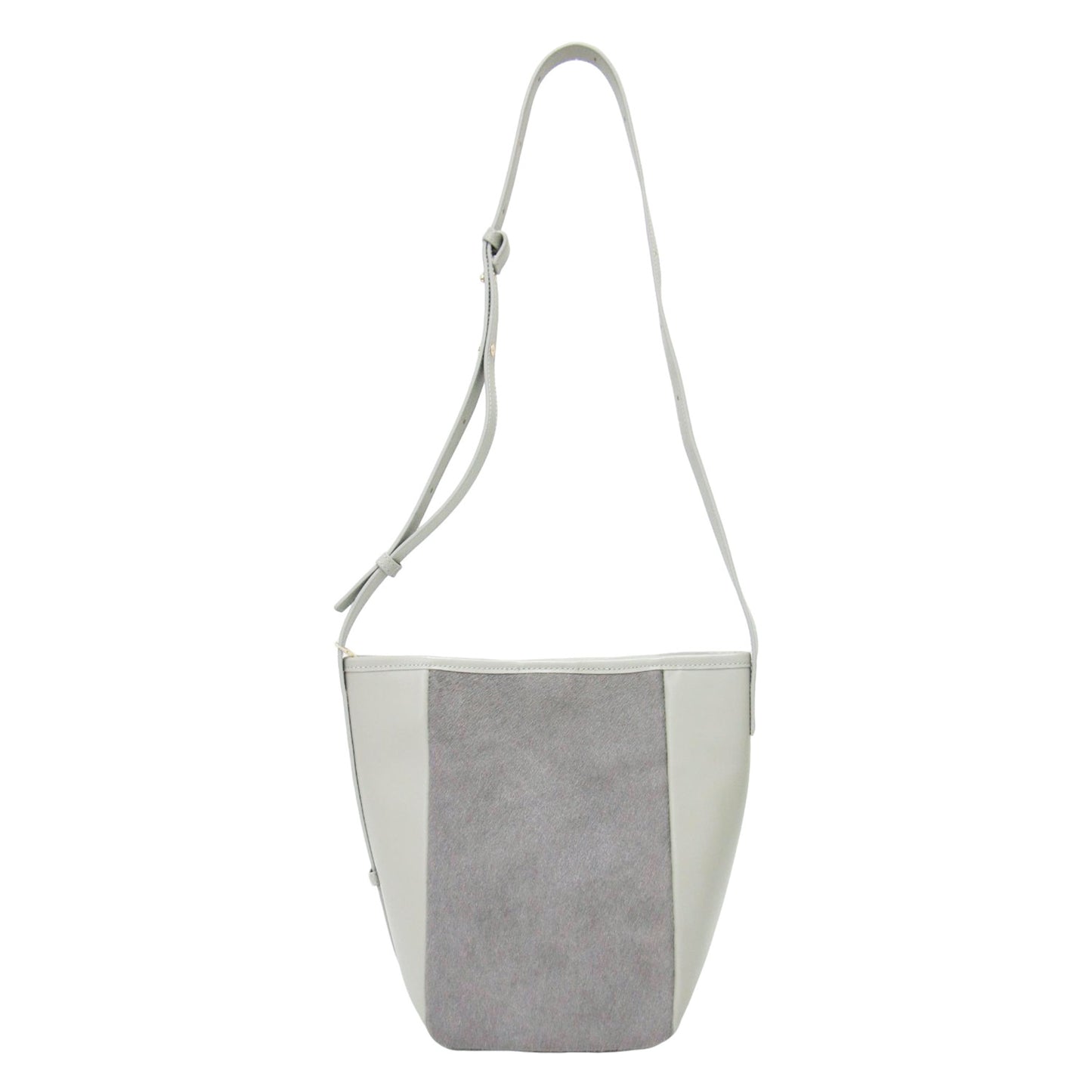 24秋冬 カウファー ショルダーバッグ / ポシェット 斜め掛け 肩掛け コンビ 本革