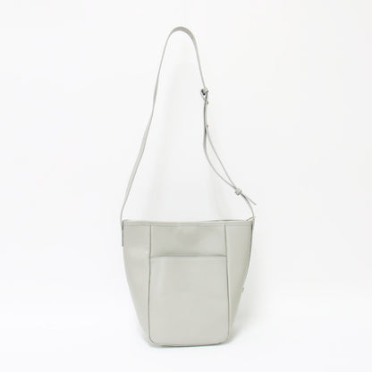 24秋冬 カウファー ショルダーバッグ / ポシェット 斜め掛け 肩掛け コンビ 本革