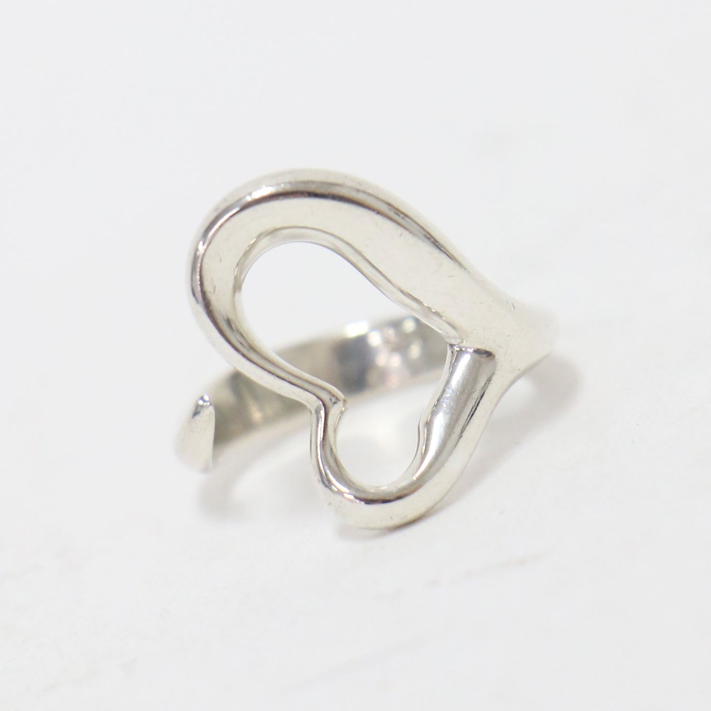 エルサ・ペレッティ オープン ハート リング / 指輪 SV925 ヴィンテージ