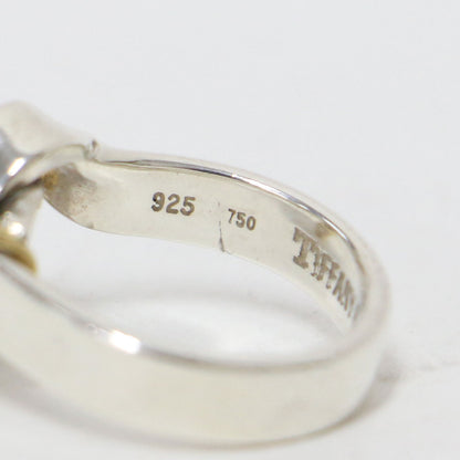 フック&アイ リング / 指輪 コンビ SV925 K18 ヴィンテージ