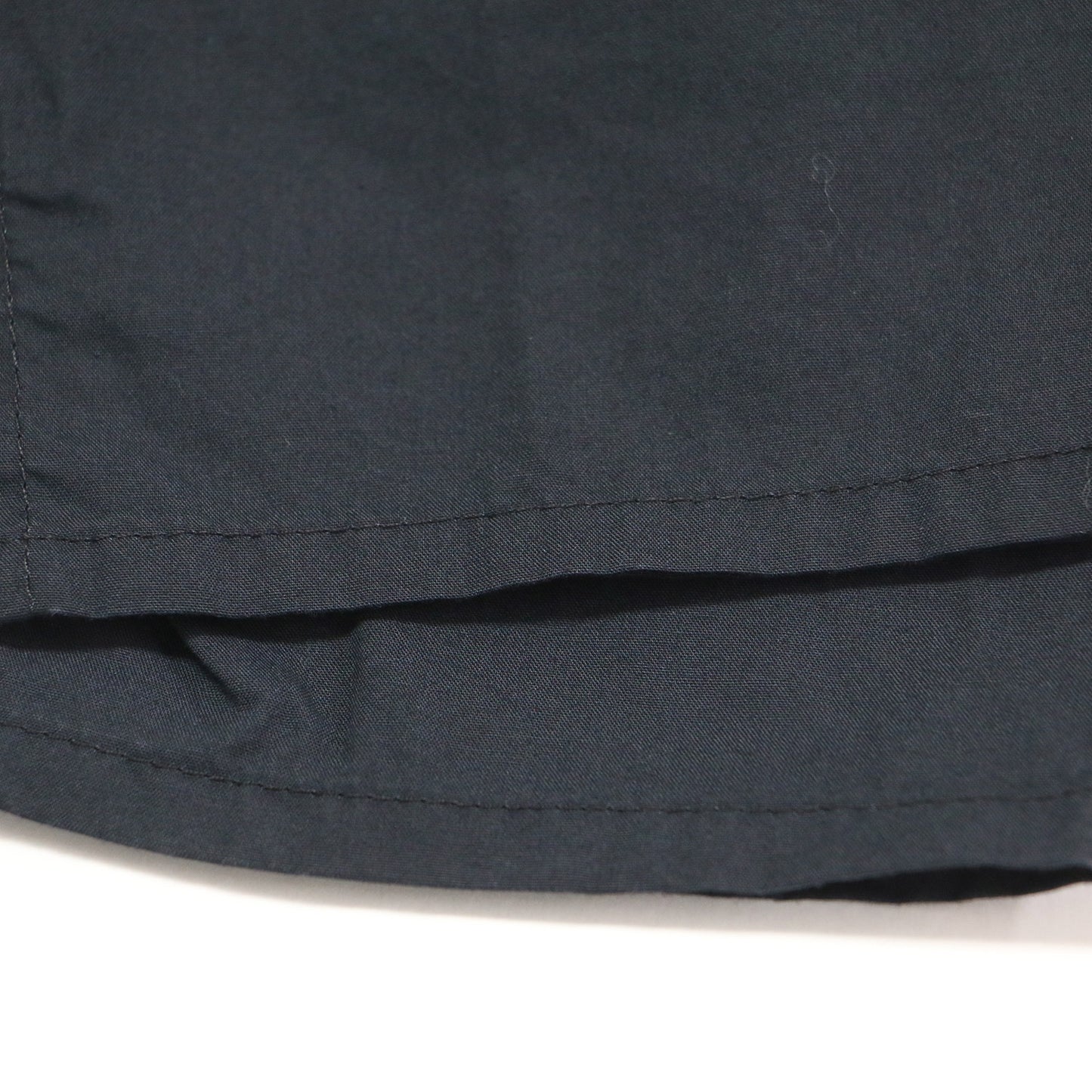 Vネック 切替 フレア ドレス / ワンピース 長袖 ロング丈 ギャザー タック コットン