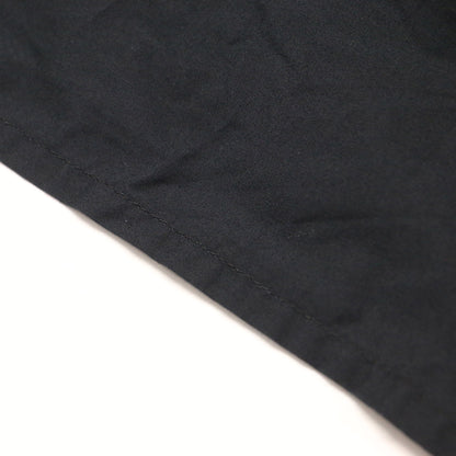 Vネック 切替 フレア ドレス / ワンピース 長袖 ロング丈 ギャザー タック コットン