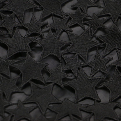 25春夏 スターレース ティアード ワンピース / ドレス ノースリーブ クルーネック マキシ丈 総レース